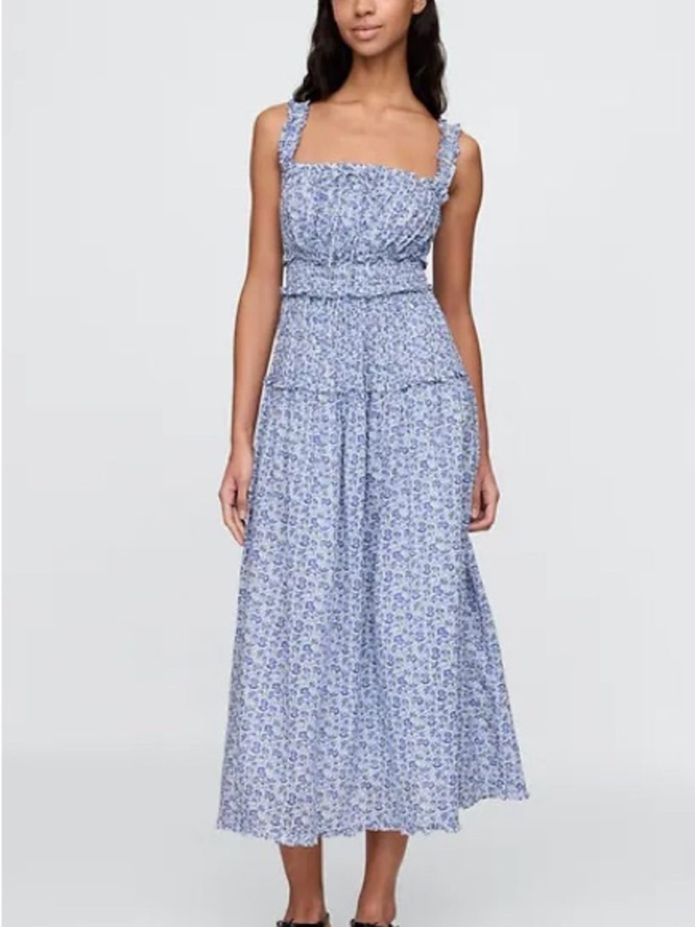 Gap x Doen Floral Midi Dress